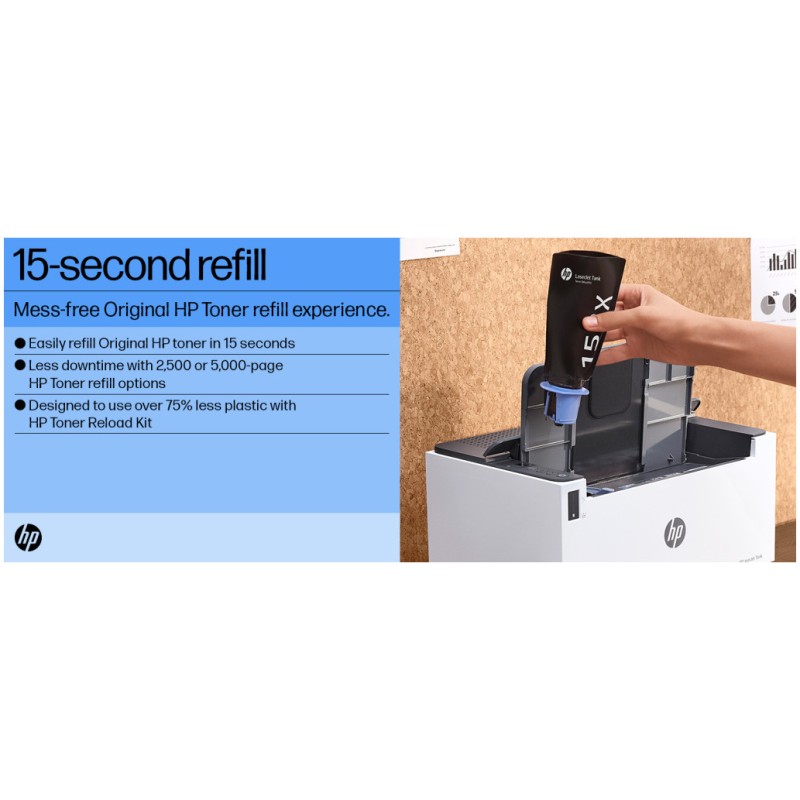 Tiskalnik Laserski HP LaserJet Tank  2504dw A4/duplex/LAN/WiFi (2R7F4A)/akcija hp.com/si/printcashback do 31.10.2024