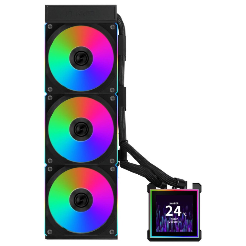 Vodno hlajenje Lian-Li HydroShift II LCD-S - 360mm RGB črna (WASE-996) Lian-Li Vodno hlajenje Lian-Li HydroShift II LCD-S - 360mm RGB črna (WASE-996)