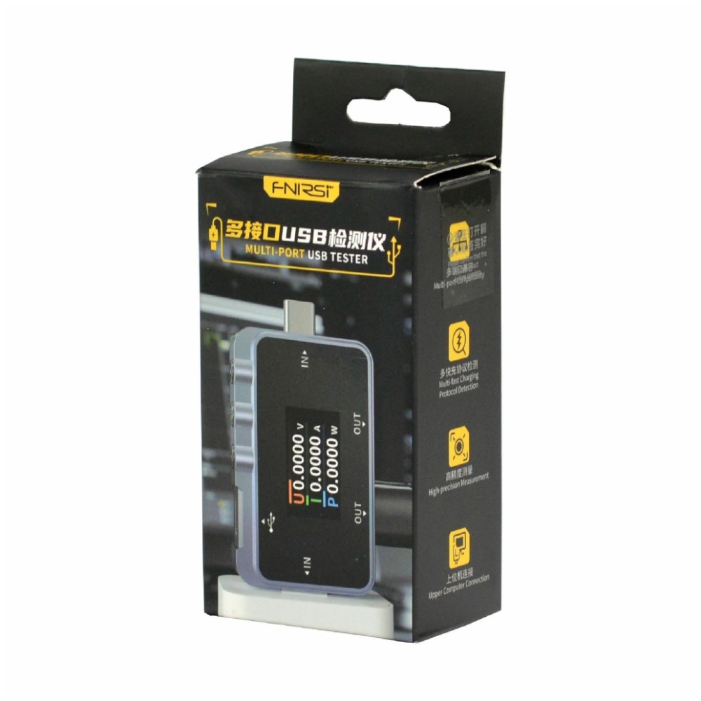 USB tester napajanja Fnirsi IN USB-A/C OUT USB-A/C 6,5A 156W FNAC-28 Fnirsi USB tester napajanja Fnirsi IN USB-A/C OUT USB-A/C 6,5A 156W FNAC-28