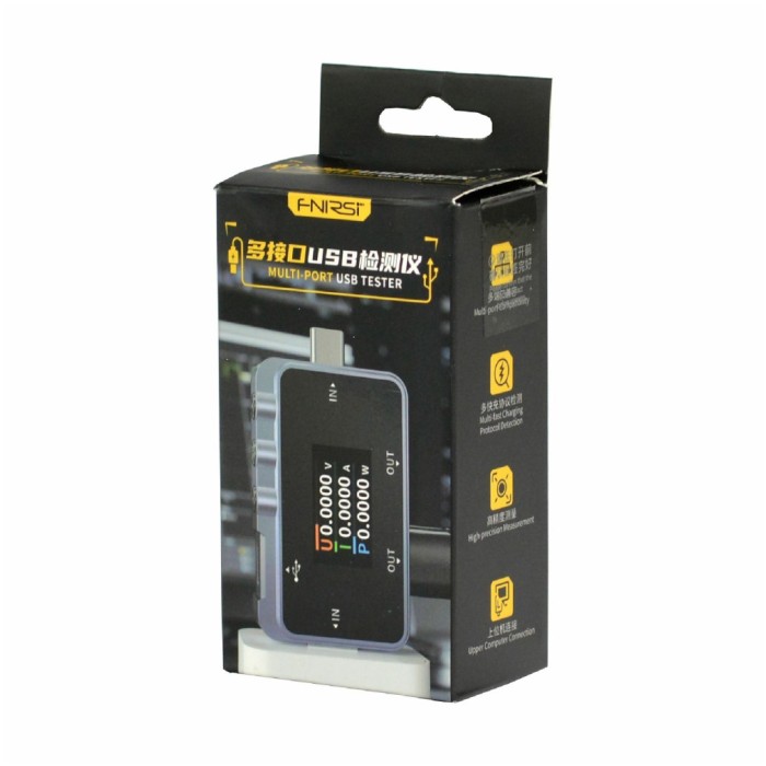 USB tester napajanja Fnirsi IN USB-A/C OUT USB-A/C 6,5A 156W FNAC-28 USB tester napajanja Fnirsi IN USB-A/C OUT USB-A/C 6,5A 156W FNAC-28