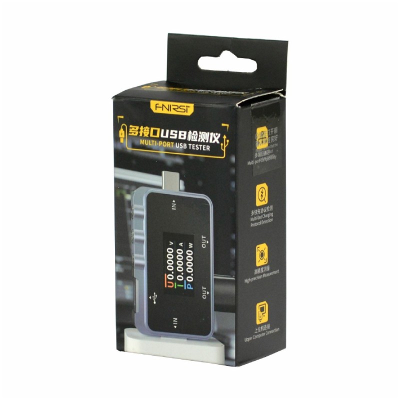 USB tester napajanja Fnirsi IN USB-A/C OUT USB-A/C 6,5A 156W FNAC-28 Fnirsi USB tester napajanja Fnirsi IN USB-A/C OUT USB-A/C 6,5A 156W FNAC-28
