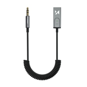 Adapter audio USB Wozinsky Bluetooth 5.3 AUX 3.5mm črn (WTODB) Adapter audio USB Wozinsky Bluetooth 5.3 AUX 3.5mm črn (WTODB)