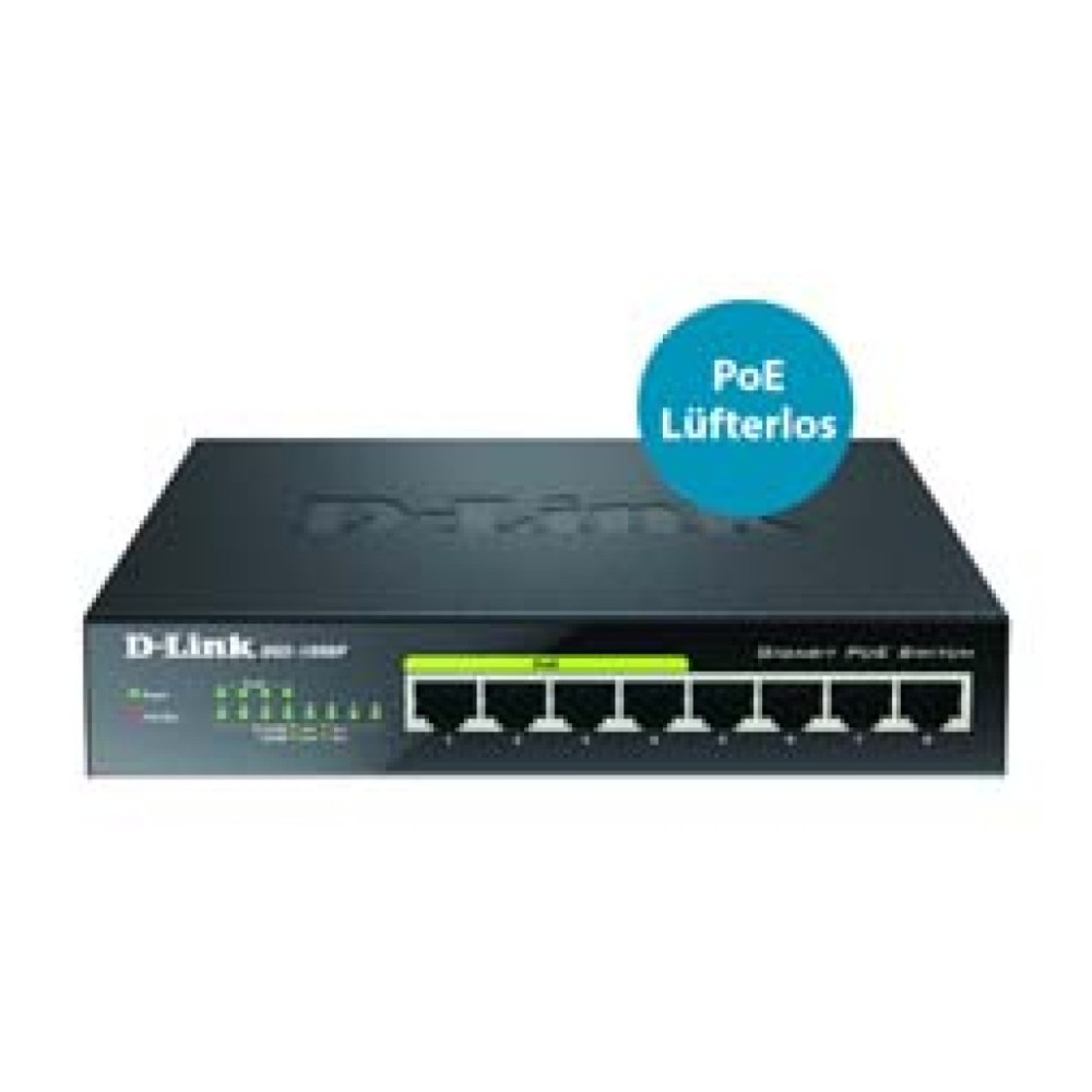 STIKALO 8-PORT D-link 100/1000 1000 (DGS-1008P/E) D-link STIKALO 8-PORT D-link 100/1000 1000 (DGS-1008P/E)