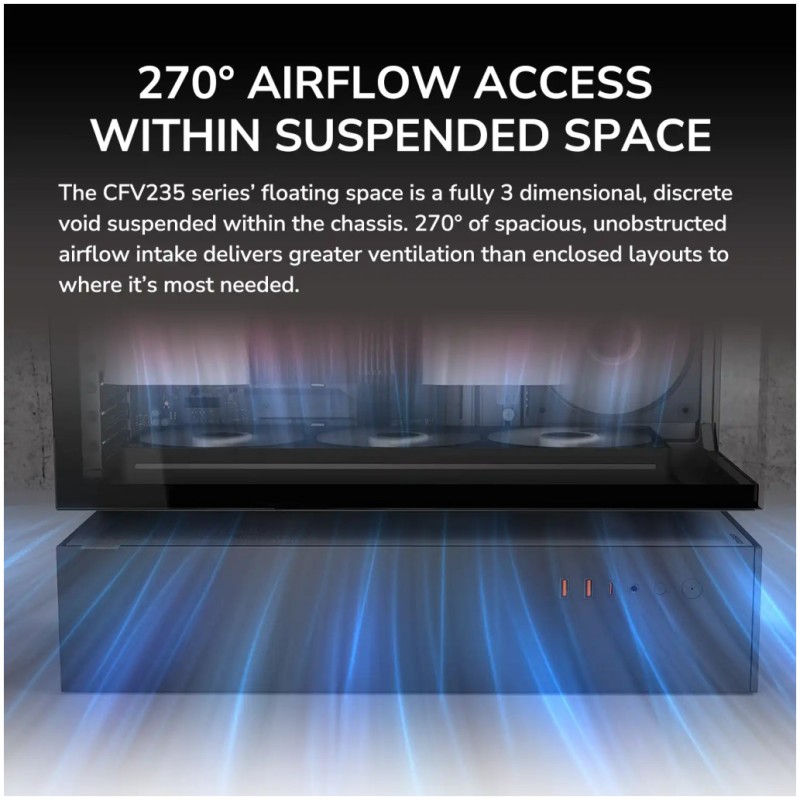 Ohišje Cougar CFV235 MidiATX - črna RGB Cougar Ohišje Cougar CFV235 MidiATX - črna RGB