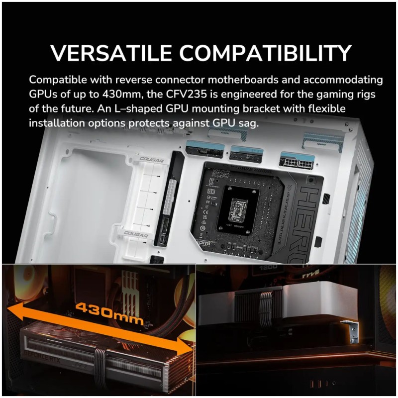 Ohišje Cougar CFV235 MidiATX - črna RGB Cougar Ohišje Cougar CFV235 MidiATX - črna RGB