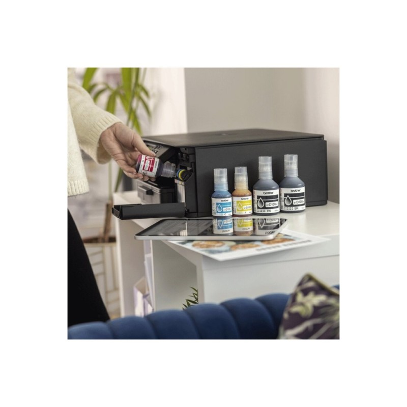 Tiskalnik multifunkcijski brizgalni barvni Brother DCP-T530DW A4 duplex tisk enostransko skeniranje USB WiFi 16ppm (DCPT530DWYJ1)