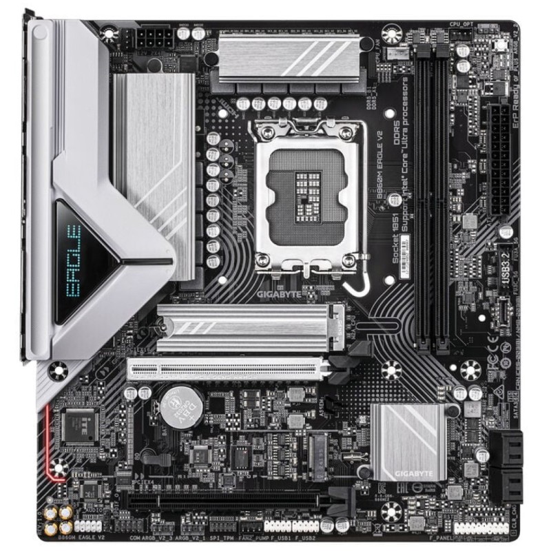 Osnovna plošča LGA1851 GigaByte B860M Eagle V2 microATX HDMI 1xDisplayPort 1.4