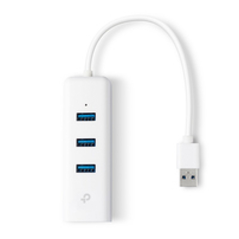 HUB USB 2.0 3portni TP-LINK UE330 z 100/1000 Ethernet mrežnim priključkom