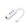 HUB USB 2.0 3portni TP-LINK UE330 z 100/1000 Ethernet mrežnim priključkom