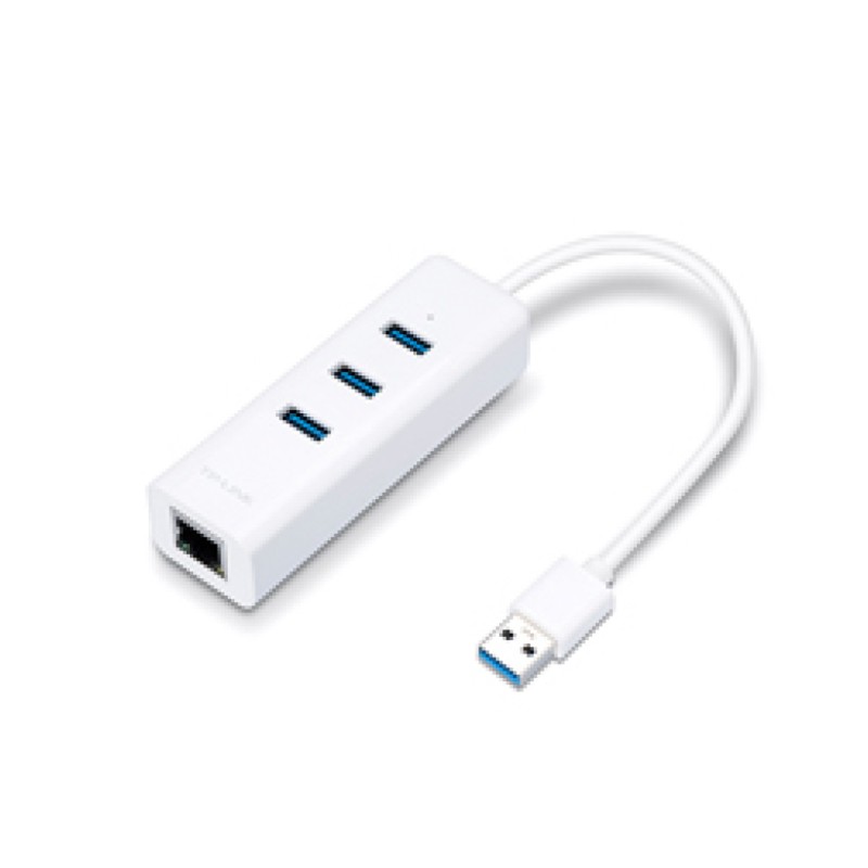 HUB USB 2.0 3portni TP-LINK UE330 z 100/1000 Ethernet mrežnim priključkom