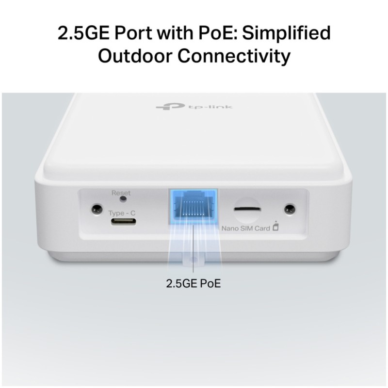 Usmerjevalnik brezžični TP-Link NEO200 5G 1xLAN 2,5Gbps (NE200-Outdoor)