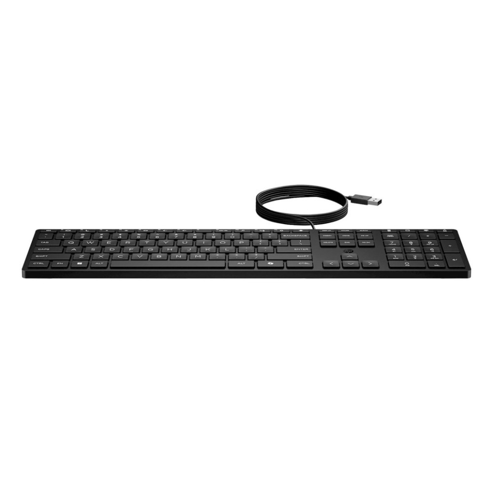 Tipkovnica USB HP 320K G2 Slim SLO | črna (9SR37UT#BED) HP Tipkovnica USB HP 320K G2 Slim SLO | črna (9SR37UT#BED)