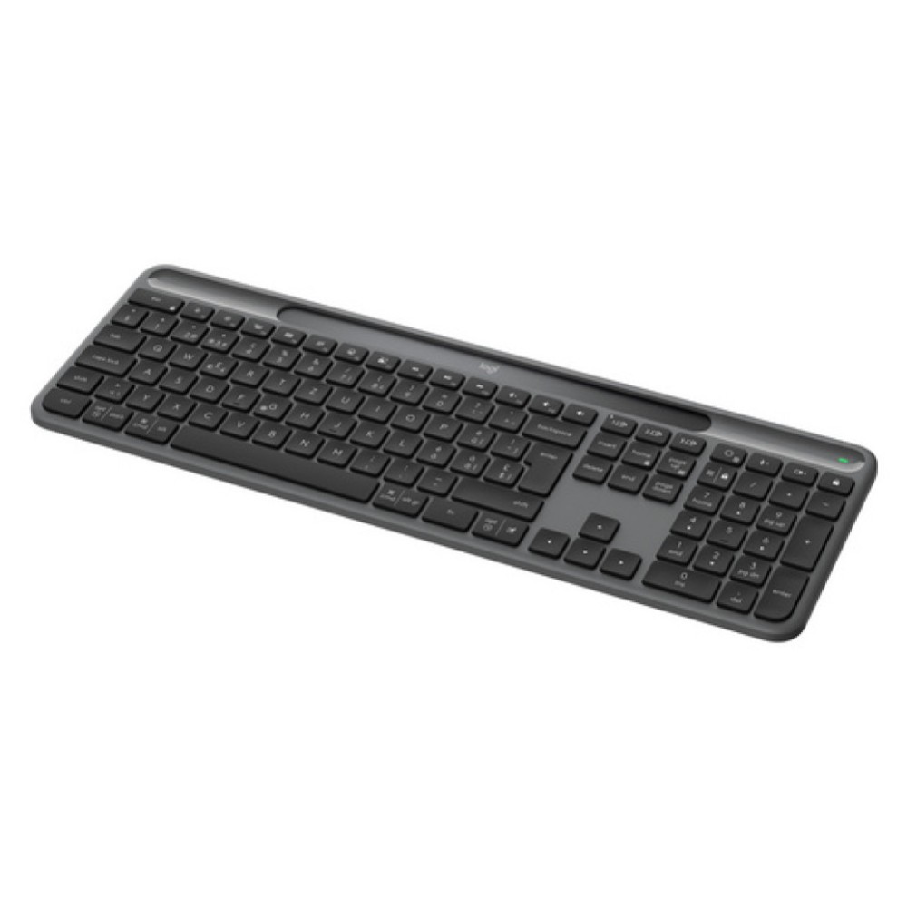 Tipkovnica brezžična + Bluetooth Logitech Signature Slim Solar K980 US international | SLO gravura grafitna (920-013764) LOGITECH Tipkovnica brezžična + Bluetooth Logitech Signature Slim Solar K980 US international | SLO gravura grafitna (920-013764)