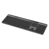 Tipkovnica brezžična + Bluetooth Logitech Signature Slim Solar K980 US international | SLO gravura grafitna (920-013764)
