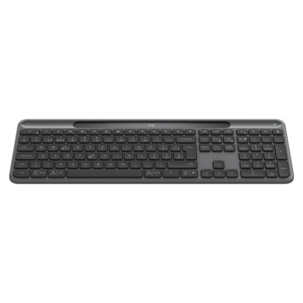 Tipkovnica brezžična + Bluetooth Logitech Signature Slim Solar K980 US international | SLO gravura grafitna (920-013764) LOGITECH Tipkovnica brezžična + Bluetooth Logitech Signature Slim Solar K980 US international | SLO gravura grafitna (920-013764)