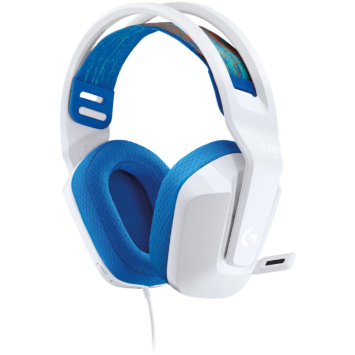 Slušalke Logitech G335 gaming žične naglavne 2x 3,5mm stereo z mikrofonom tudi za Xbox® PlayStation® Nintendo Switch™ - bele (981-001018) Slušalke Logitech G335 gaming žične naglavne 2x 3,5mm stereo z mikrofonom tudi za Xbox® PlayStation® Nintendo Switch™ - bele (981-001018)