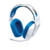 Slušalke Logitech G335 gaming žične naglavne 2x 3,5mm stereo z mikrofonom tudi za Xbox® PlayStation® Nintendo Switch™ - bele (981-001018)