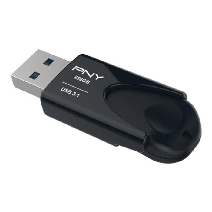 Spominski ključek 256GB USB3.1 PNY Attaché 80MB/s 20MB/s plastičen črn (FD256ATT431KK-EF)