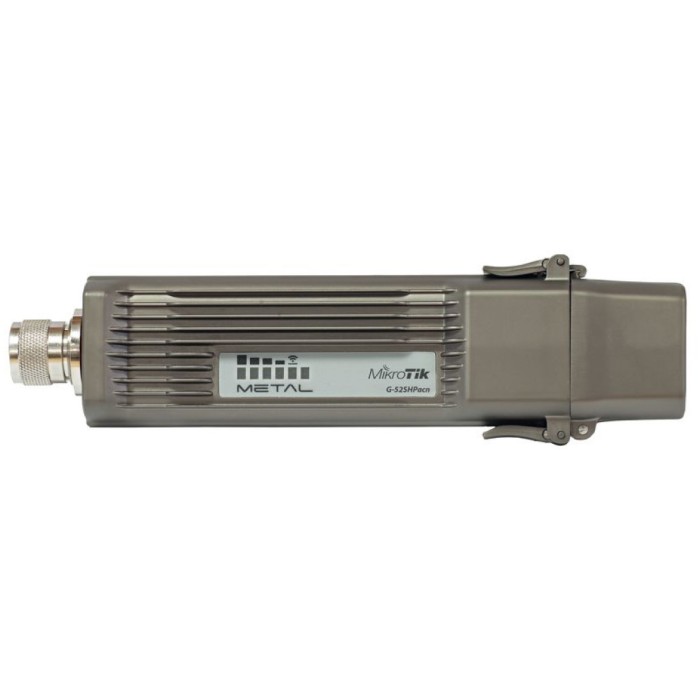 Dostopna točka Mikrotik Metal 52 AC WiFi5 802.11ac 433Mbit/s 1xRJ45 PoE 1x antena (RBMETALG-52SHPACN) Dostopna točka Mikrotik Metal 52 AC WiFi5 802.11ac 433Mbit/s 1xRJ45 PoE 1x antena (RBMETALG-52SHPACN)