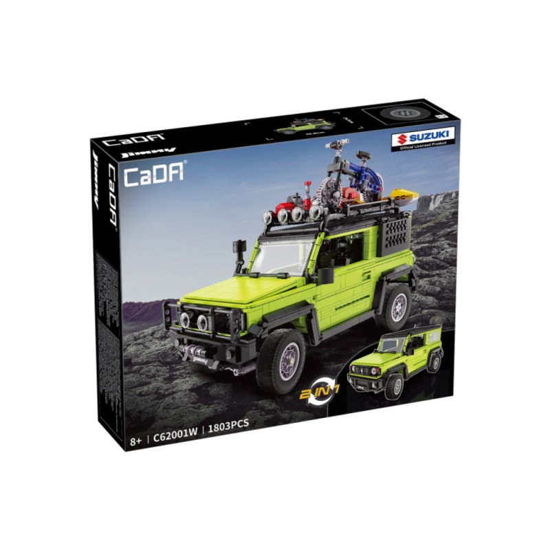 Kocke za sestavljanje CaDa JIMNY terenec z dodatki
