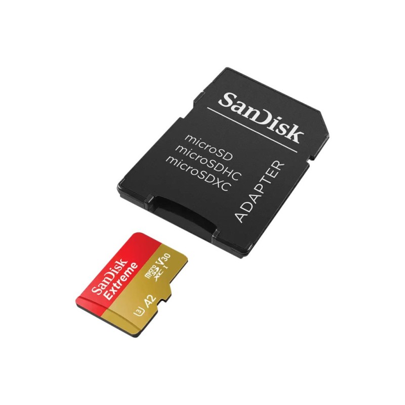 Spominska kartica SDHC-Micro 64GB Sandisk Extreme Pro Extreme 170MB/s/170MB/s U3 V30 UHS-I +adapter (SDSQXAH-064G-GN6AA)