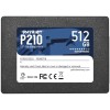 Disk SSD 6,4cm (2,5) SATA3 512GB Patriot P210 2,5 520/430MB/s (P210S512G25)