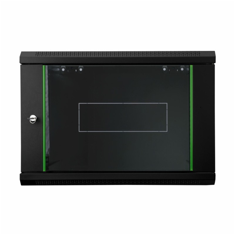 Kabinet zidni Digitus 12U Jeklo črn 600mm 450mm (DN-19 12-U-EC-SW)