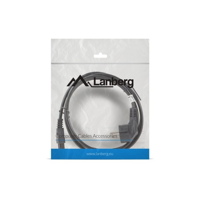 Kabel napajalni CEE 7/7 IEC 320 C5 1,80m črn Lanberg (CA-C5CA-11CC-0018-BK) Kabel napajalni CEE 7/7 IEC 320 C5 1,80m črn Lanberg (CA-C5CA-11CC-0018-BK)