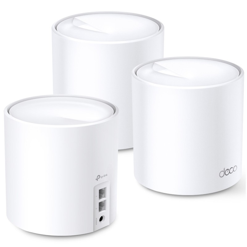 Usmerjevalnik brezžični TP-Link Deco X60 WiFi6 802.11ax AX5400 2402Mbit/s MESH 2xLAN 4x notranja antena (Deco X60(3-pack)) TP-LINK Usmerjevalnik brezžični TP-Link Deco X60 WiFi6 802.11ax AX5400 2402Mbit/s MESH 2xLAN 4x notranja antena (Deco X60(3-pack))