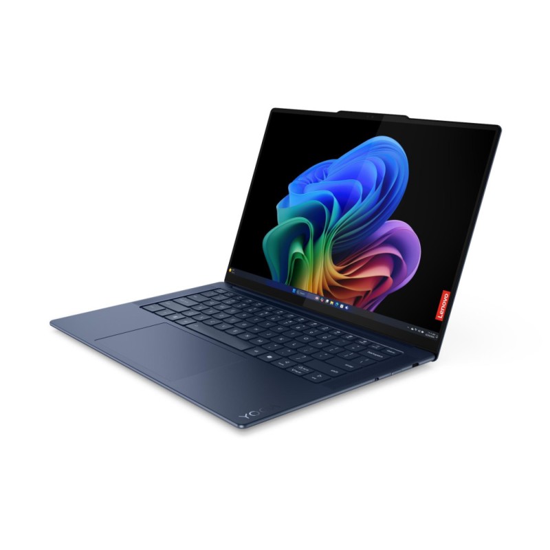 Prenosnik Lenovo 36,8 cm (14,5) Yoga 7 2944x1840 OLED na dotik 500nit 90Hz Snapdragon® X Elite/16GB/SSD1TB/BL/AI Chip: 45 TOPs/ALU/Qualcomm Adreno GPU/Win11Home (83ED0047RM)
