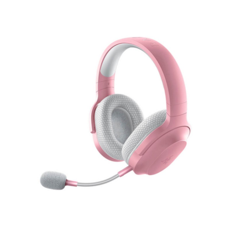 Slušalke brezžične naglavne 2,4 GHz stereo Razer Barracuda X Wireless Mercury (2022) - roza (RZ04-04430300-R3M1)
