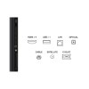TV sprejemnik TCL 98,0 248,9 cm 98C61K 4K miniLED Google TV 4xHDMI USB BT WiFi RJ45  HDR10+