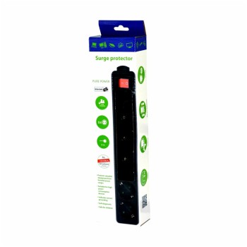 Razdelilec Energenie 3,00m 5x230V prenapetostna zaščita (SPG5-C-10)