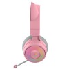 Slušalke brezžične Razer naglavne z mikrofonom BT/1x3,5mm/USB Kraken Kitty V3 Pro roza Gaming (RZ04-05170200-R3M1)