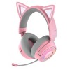 Slušalke brezžične Razer naglavne z mikrofonom BT/1x3,5mm/USB Kraken Kitty V3 Pro roza Gaming (RZ04-05170200-R3M1)