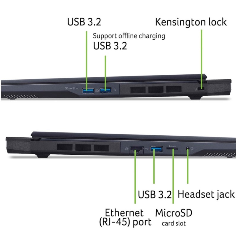 Prenosnik Acer 40,64 cm (16,0) Predator Helios Neo 16 2560x1600 IPS 240Hz Ultra 9-275HX/32GB/SSD1TB/BL RGB/RTX5070Ti-12GB/Linux (NH.QX4EX.009)