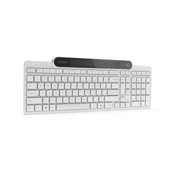 Tipkovnica Bluetooth Lenovo 800 Multi Device samopolnilna solarna SLO | bela (GY41R69602)