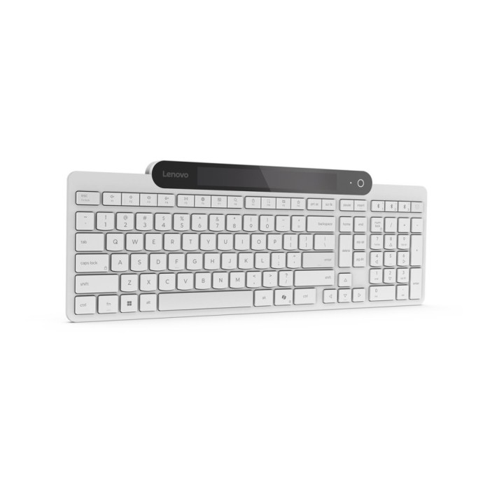 Tipkovnica Bluetooth Lenovo 800 Multi Device samopolnilna solarna SLO | bela (GY41R69602) Tipkovnica Bluetooth Lenovo 800 Multi Device samopolnilna solarna SLO | bela (GY41R69602)