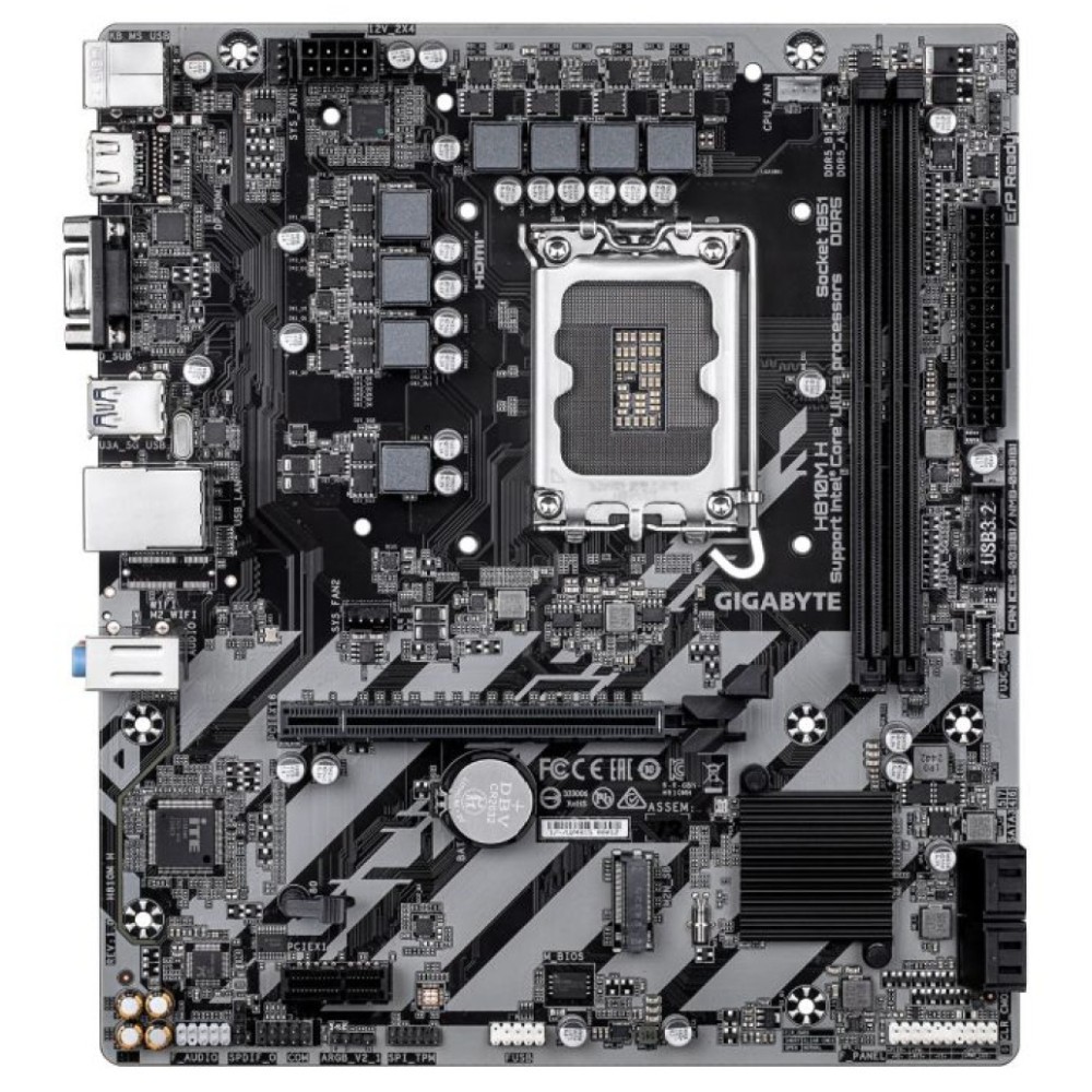 Osnovna plošča LGA1851 GigaByte H810M H microATX 1xVGA HDMI