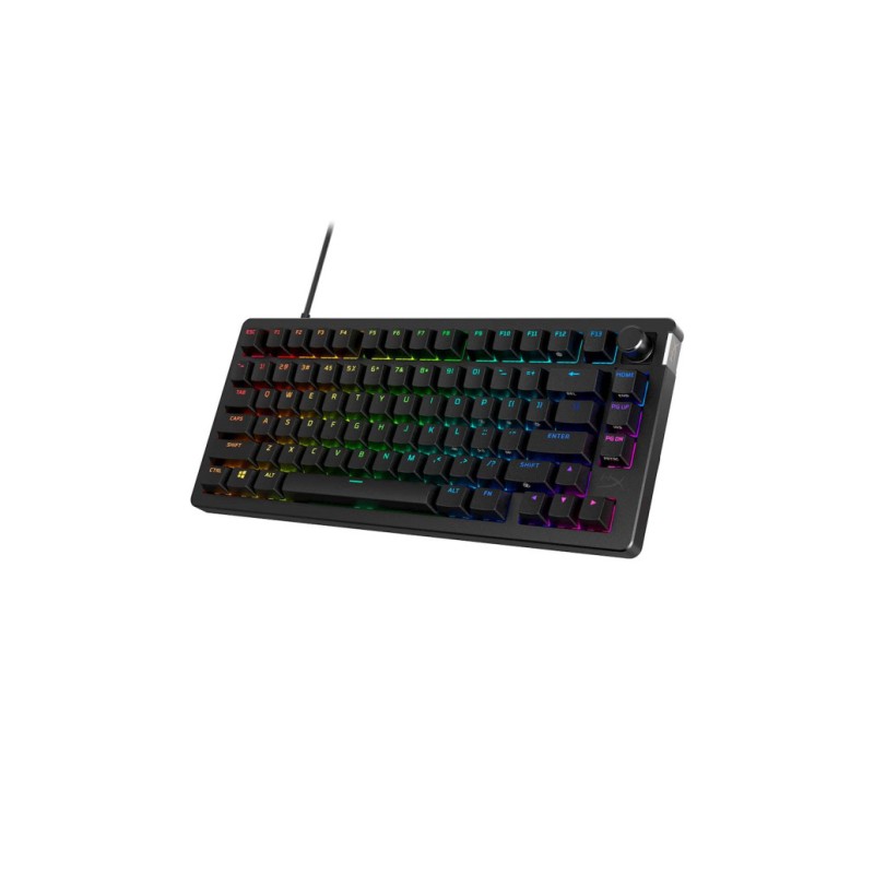 Gaming Tipkovnica USB-A HP HyperX Alloy Rise 75 SLO | SLO gravura črna RGB (7G7A4AA#ABA)