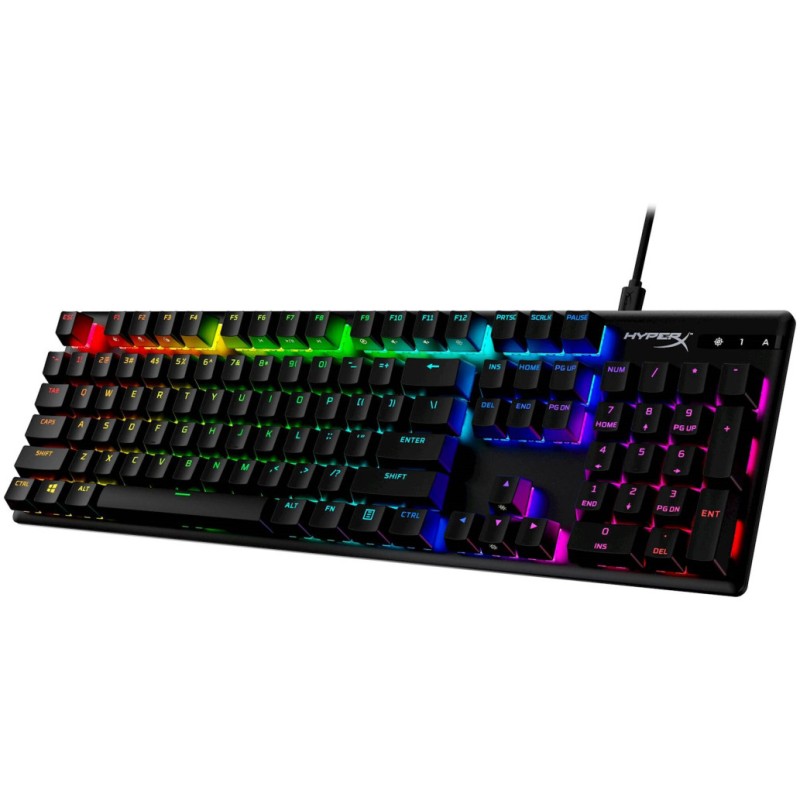 Gaming Tipkovnica USB-A HP HyperX Alloy Origins PBT US | SLO gravura črna RGB (639N3AA#ABA)