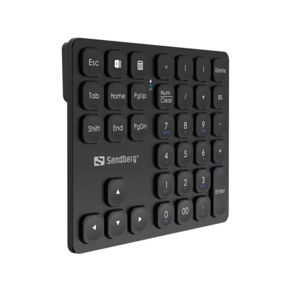 Tipkovnica brezžična numerična Sandberg Numeric Keypad Pro (630-09) SANDBERG Tipkovnica brezžična numerična Sandberg Numeric Keypad Pro (630-09)