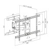 Nosilec za LCD TV 43-90 / 109-228cm do 60kg nastavljivi LogiLink (BP0115) LOGILINK Nosilec za LCD TV 43-90 / 109-228cm do 60kg nastavljivi LogiLink (BP0115)