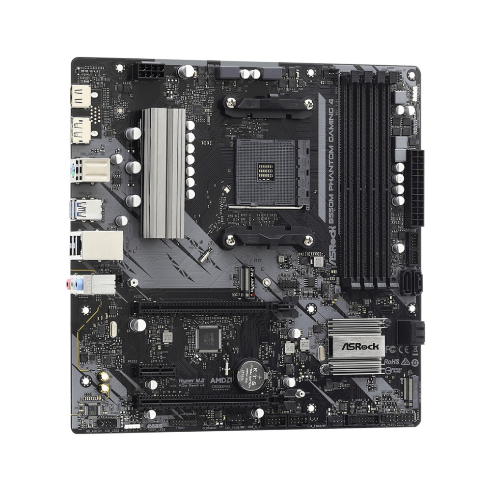 Osnovna plošča AM4 Asrock B550M Phantom Gaming 4 microATX 1xHDMI 1xDisplayPort Asrock Osnovna plošča AM4 Asrock B550M Phantom Gaming 4 microATX 1xHDMI 1xDisplayPort