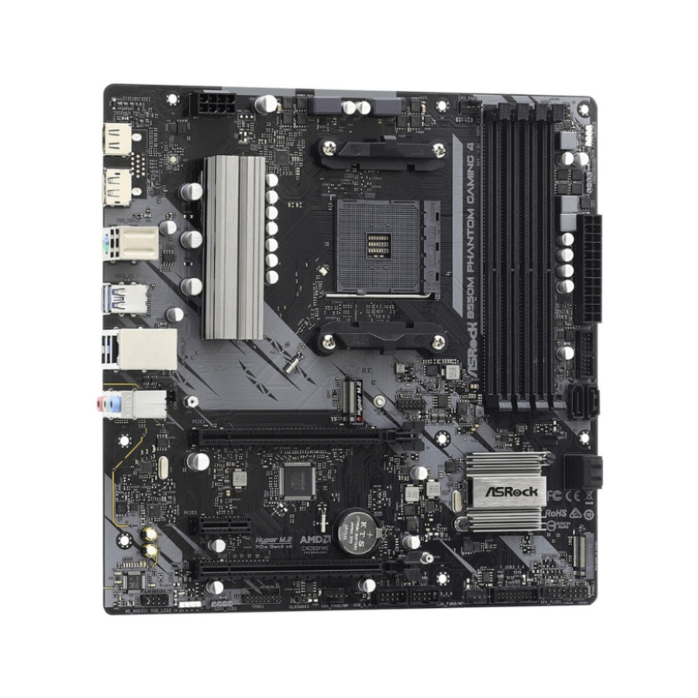 Osnovna plošča AM4 Asrock B550M Phantom Gaming 4 microATX 1xHDMI 1xDisplayPort Asrock Osnovna plošča AM4 Asrock B550M Phantom Gaming 4 microATX 1xHDMI 1xDisplayPort