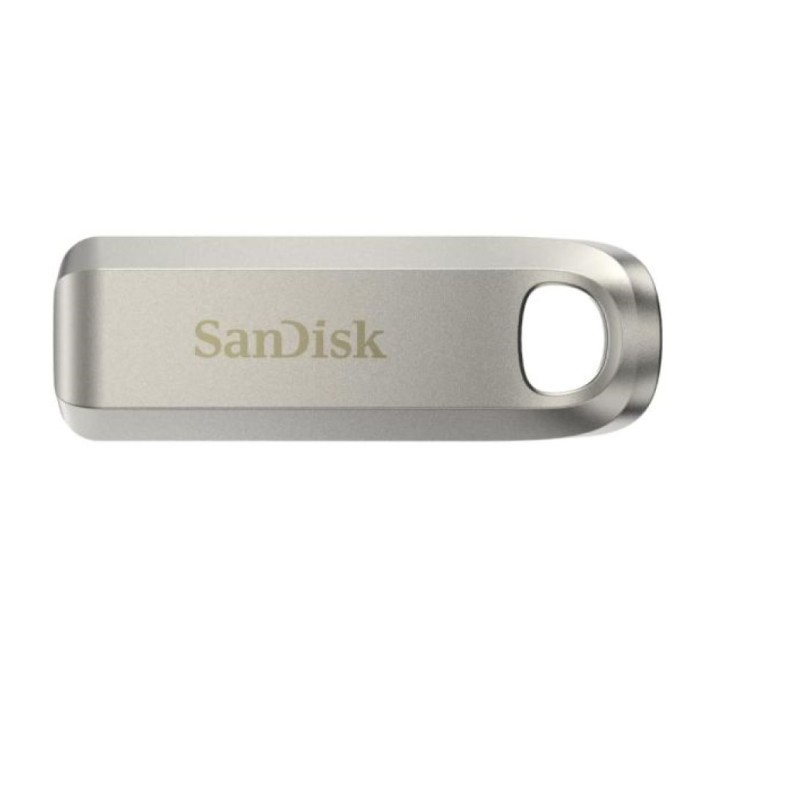 Spominski ključek 128GB USB-C Sandisk Ultra Luxe 400MB/s kovinski drsni srebrn (SDCZ75-128G-G46) SANDISK Spominski ključek 128GB USB-C Sandisk Ultra Luxe 400MB/s kovinski drsni srebrn (SDCZ75-128G-G46)