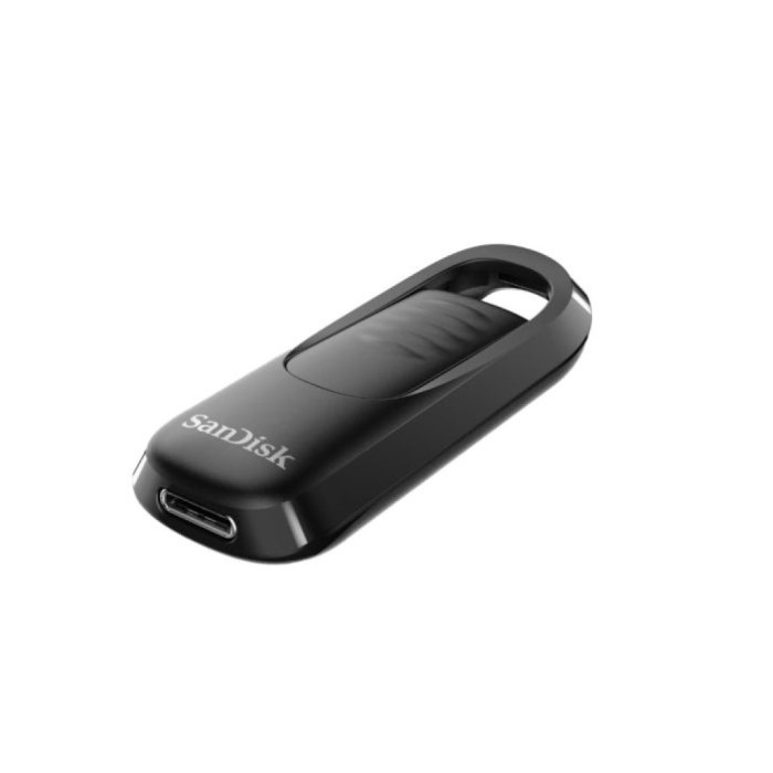 Spominski ključek 64GB USB-C Sandisk Ultra 300MB/s 400MB/s plastičen drsni črn (SDCZ480-064G-G46)