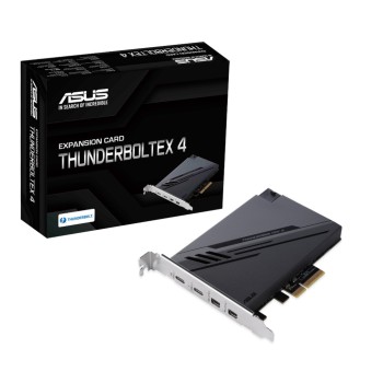 Kontroler Asus PCI-Express => ThunderboltEX 4 Card PCIe 3.0 2xUSB-C/Thunderbolt4 2xMini-DP (90MC09P0-M0EAY0) Kontroler Asus PCI-Express => ThunderboltEX 4 Card PCIe 3.0 2xUSB-C/Thunderbolt4 2xMini-DP (90MC09P0-M0EAY0)