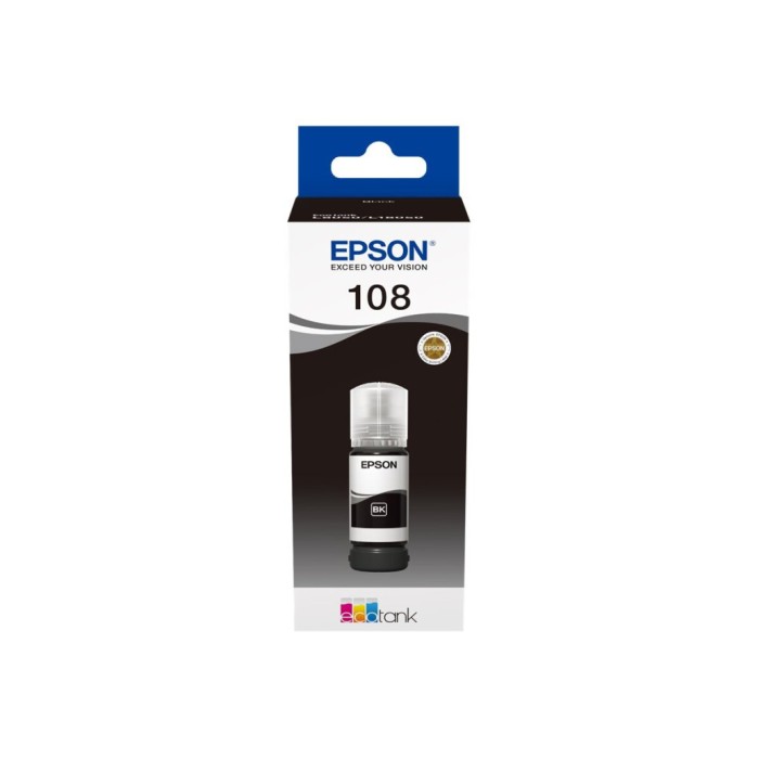 ČRNILO EPSON 108 za EcoTank 8050, ČRNO ČRNILO EPSON 108 za EcoTank 8050, ČRNO