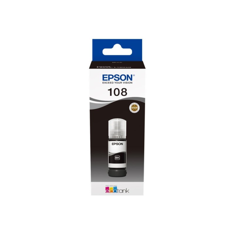 ČRNILO EPSON 108 za EcoTank 8050, ČRNO Epson ČRNILO EPSON 108 za EcoTank 8050, ČRNO